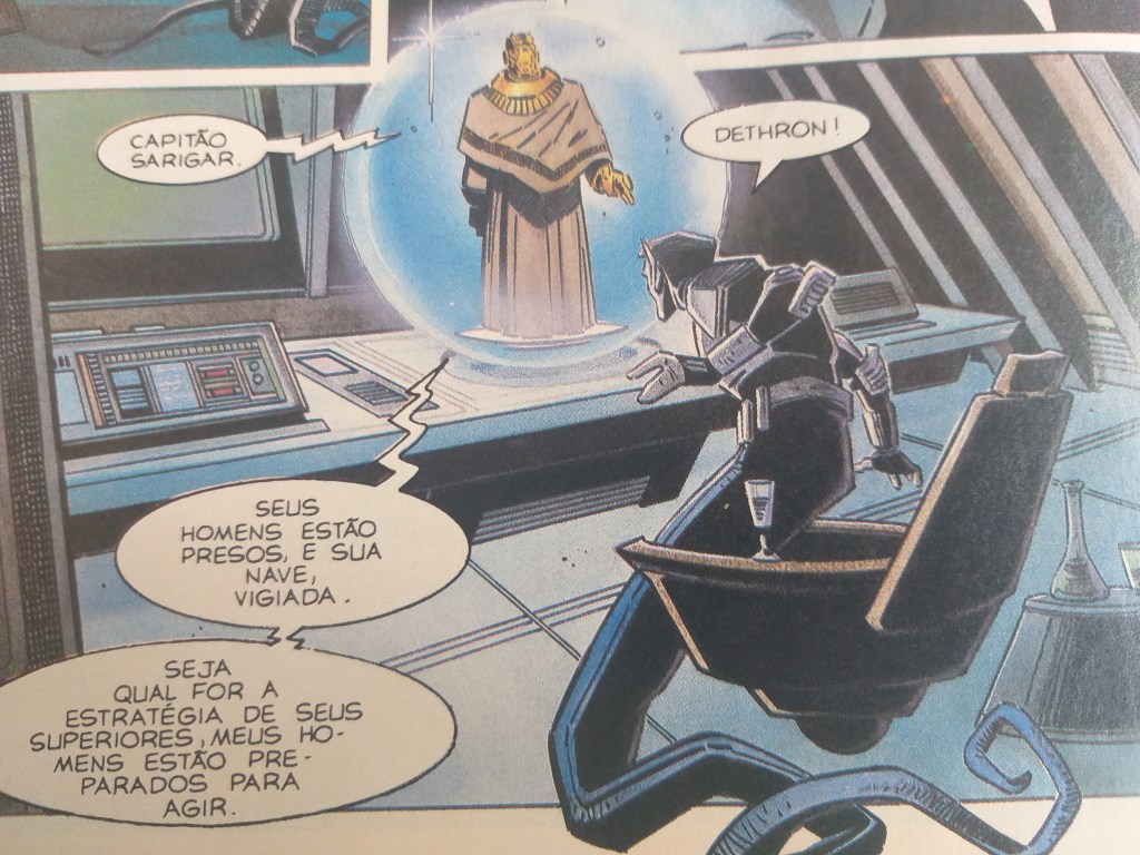 Sarigar encontra Dethron Legiao Alien