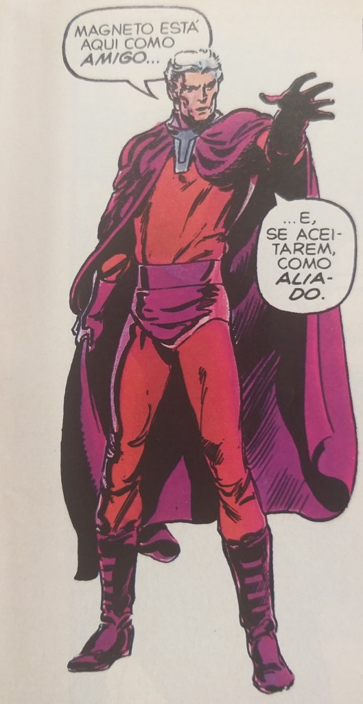 Magneto esta aqui como amigo e se aceitarem como aliado